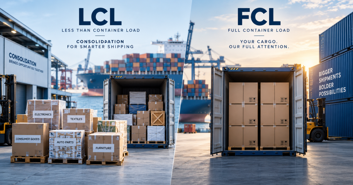LCL vs. FCL Consolidation Services